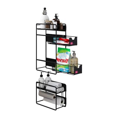 China Viable Hot Selling Fridge Side Storage Rack Organizer Fridge Shelf Rack for sale