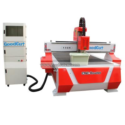 China Acrylic PVC Wood Engraving Cutting Best Price Advertising Woodworking CNC Machine Router 1325 In Indonesia for sale