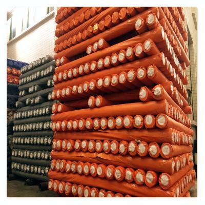 China Waterproof Chinese Orange Roll HDPE Tarpaulin Material Woven Sheet for sale