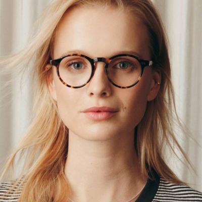 China Retro Retro Stud Around Small Frame Blue Light Blocking Wholesale Optical Frame River Women Eyewear Men Glasses Design Eye Glasses for sale