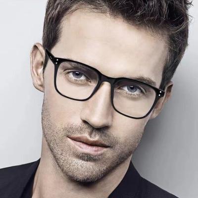 China Wholesale Eyewear Men Women Myopia Eyeglasses Retro Stud Frame Light Square River Optical Frame Glasses Design Eye Glasses for sale