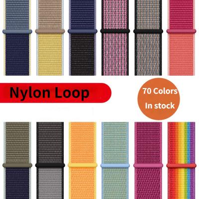 China Sports Buckle Nylon Strap For Apple Watch Band 44mm 40mm 45mm 41mm 38mm 42mm 44mm iWatch 5 6 Series 3 Band Watch Band Correa Strap 5 6 Se Band 7 for sale