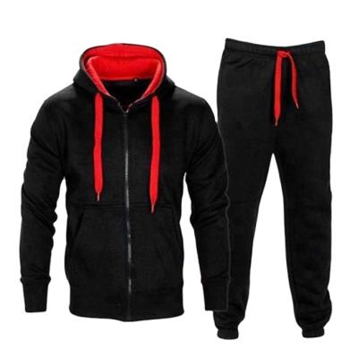 China Black Anorak Suit Factory Breathable Activewear Full Zipper Hot Casual Jogging Sportswear Tracksuit Man for sale