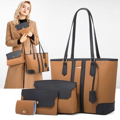 China High Quality Luxury Women Fashion Handbags Wallet Bag Elegant Ladies Shoulder Bags Satchel Purse Set 4pcs Tote Bag for sale