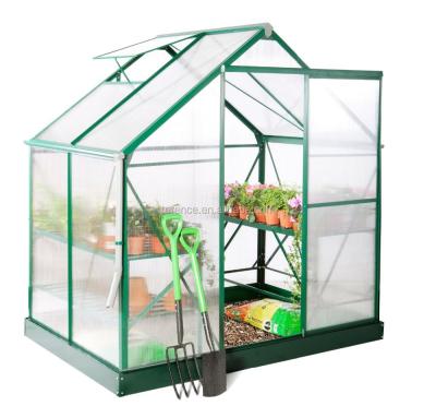 China 6ft x 4ft Deluxe hobby polycarbonate Aluminium profile for Greenhouse for sale