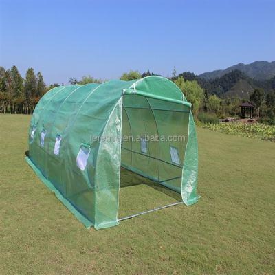 China 2018 Popular Plastic 	Garden Greenhouse Tunnel Euro Poly Tunnel Green House for sale