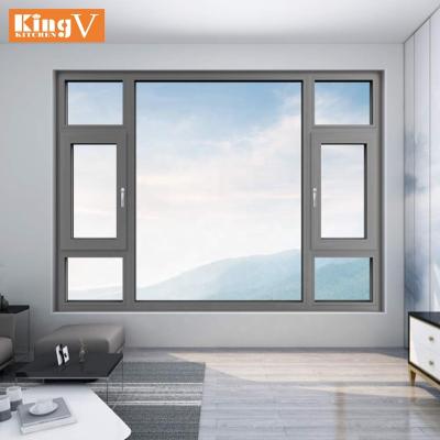 China Waterproof and hurricane proof solid window and aluminum alloy windows, high-end and cheap customization for sale