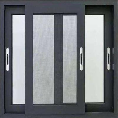 China Solid Fire Protection Black Aluminum Alloy Windows at Cheap Wholesale Price Made in China for sale