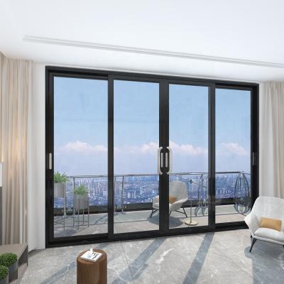 China Balcony Aluminum Alloy Waterproof Solid Floor To Ceiling Windows Can Be Customized Made In China for sale