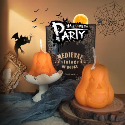 China Birthdays Halloween Scented Candles Pumpkin Candles for sale