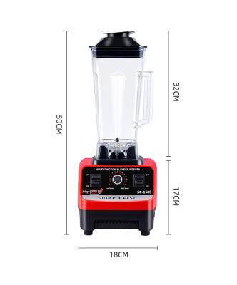 China Hotel Customized High Quality Unbreakable Silver Peak Juicer Blender Wholesale for sale