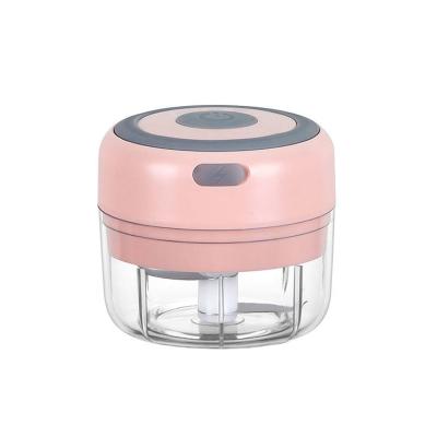 China 100ML Kitchen Utensils USB Mini Garlic Crusher Small Food Cordless Processor Chopper for sale