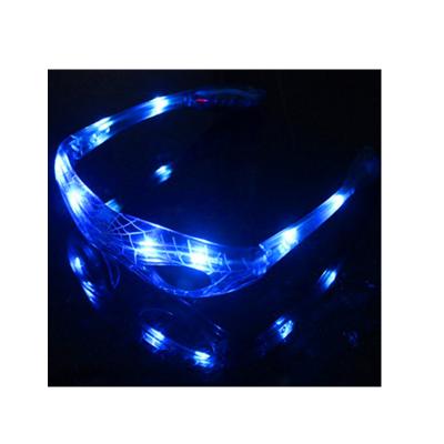 China Plastic Led Spiderman Glass Instant Glass Light Glowing Wholesale Holiday Party Prom Lead Glasses for sale