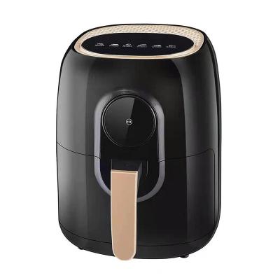 China Hotel 5L Large Capacity Model Smart Black Home Air Fryer for sale