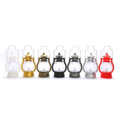 China Kerosene Lamp Shape Christmas Halloween Decoration Vintage Kerosene Lamp Bar Atmosphere Small Atmosphere LED Christmas Lights for sale