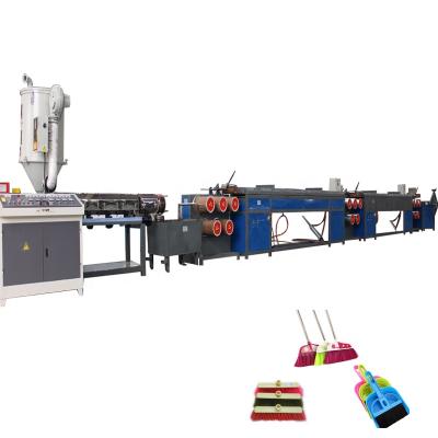 China Filament PET Broom Filament Yarn Making Machine Plastic Extruder Machine for sale