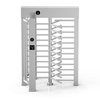 China Hot Selling Stainless Steel Entrance Control System Full Height Indoor/Outdoor Heavy Duty Vertical Turnstile Face Recognition for sale