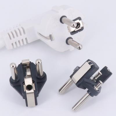 China Plastic + Metal AC Plug Insert For Plug Adapter USA US EU AU AZ Europe With VDE & UL & IS Standards for sale