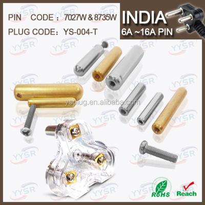 China 7.0mm 8.7mm Brass Screw Switches Parts For Assemble In South Africa 7027W & 8735W for sale