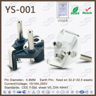 China Soviet construction socket: GOST 7396 C1 (16 /250 V without grounding) for sale