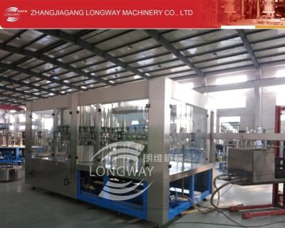 China 0.1-2liter Drinking water plant from water treatment to Filling To Labeling,Film Packing system for sale