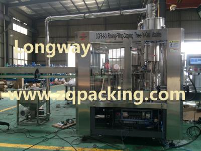 China 500-600ml Drinking Water Making machine from water purifer machine,Filling Capping machine to  Sleeve Labeling machine, for sale