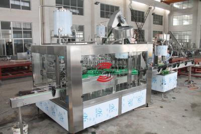 China Longway Best  price Monoblock 3 in 1 juice filling machine (Glass bottle with aluminum cap) for sale