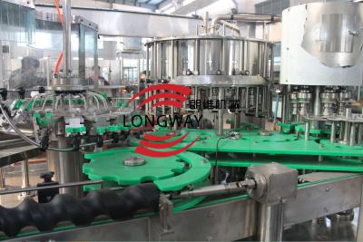 China 100% Factory ,New Longway Machinery design 2016 ,  Sterilizing Washing Filling Metal capping Hot juice production line for sale