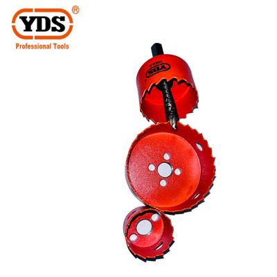 China Bimetal Tile YDS Hole Saw Drill Bit HSS Hole Cutter With Shaft For Wood And Metal for sale