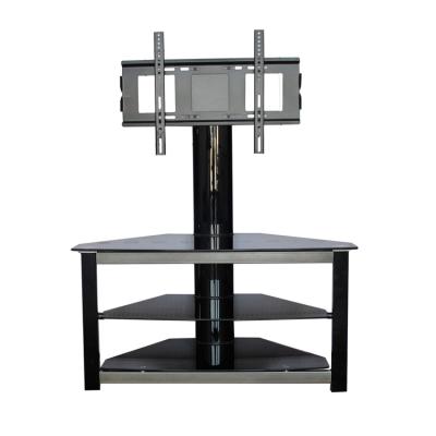 China Luxury High Glossy TV Stand LCD TV Stand Made in China /tempered glass swivel TV stand RA009 for sale