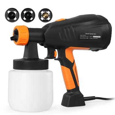 China Electric Orange and Black Meterk 400W HVLP Paint Spray Gun E4022 Shipping from EU USA Warehouse for sale