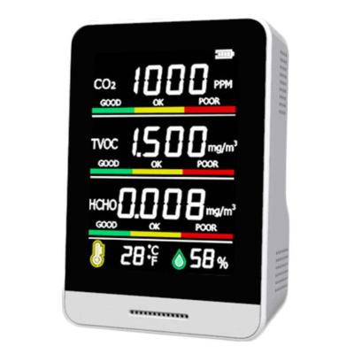 China ABS CO2 TVOC HCHO Air Monitoring Air Quality Detector Environmental Detector for sale