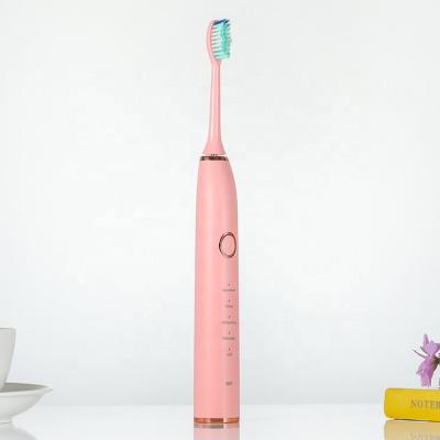 China Factory Supply Smart Wireless Electronic Waterproof Battery Operated Electric Toothbrush Cleaner Charging Ultrasonic Electric Toothbrush IPX8 for sale