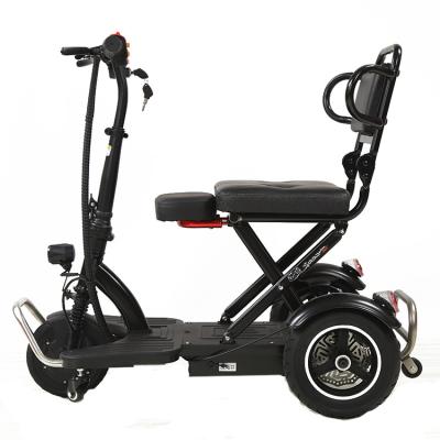 China Three Wheels 3 Wheels Unisex Tricycle Trike Wide Wheel Electric Scooter for sale