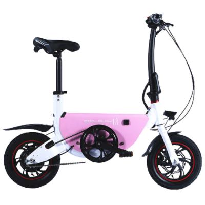 China 15Â ° 2021mini mountain e bike electric folding fat bike 350w folded electric bicycle Te koop