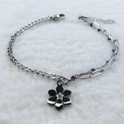 China Lead Free Nickel Free New Arrive Fashion Sun Flower Bracelet For Women Romantic Sweet Bracelet For Girls Best Gifts for sale