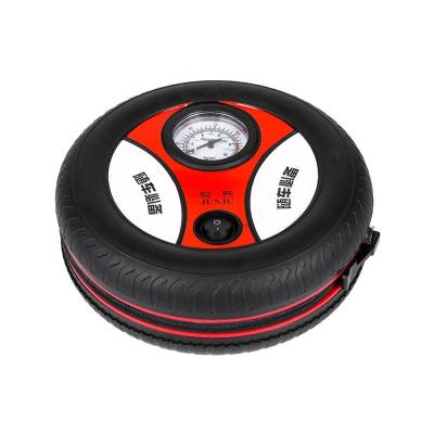 China 17.5*17.5*6.5 ABS Mini Auto Air Compressor Draagbare bandenopblazer Pomp 12V 150PSI Te koop