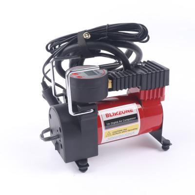 China Truck Air Compressor 3M Performance with Cigarette Lighter Plug and Rubber Air Hose for sale