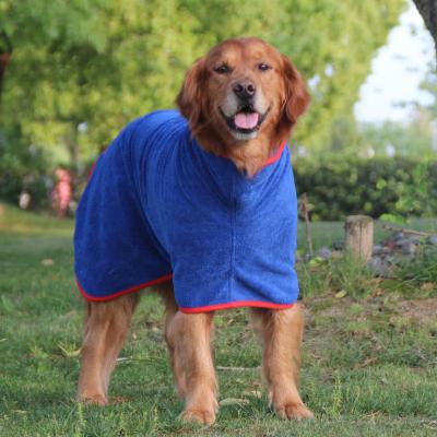 China Sustainable Multicolor Absorbent Inclusive Pet Bathrobes Spot Wholesale Dog Clothes for sale