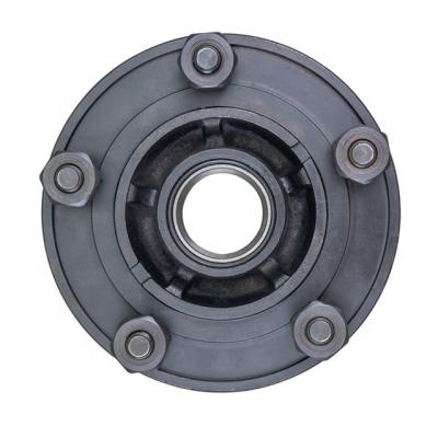 China Big Five-hole Trailer Hub Trailer Axles Spare Parts Good Wear Resistance for sale