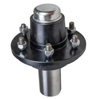 China Trailer Trailer Hub Axle Shaft 6 Bolts Unbraked Trailer Axle for sale