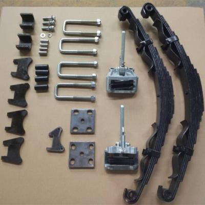 China Trailer Towing Connecting Flexible Trailer Leaf Spring Kits Trailer Axle Suspension Parts for sale