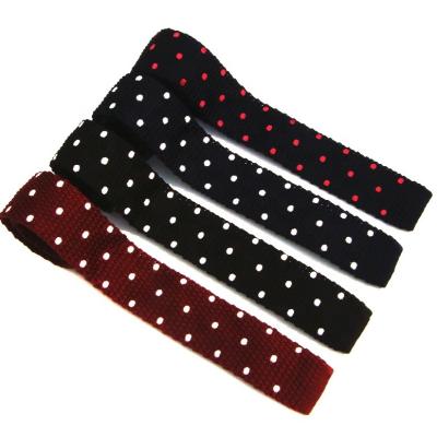 China Customized Wholesale Customized Casual And Fashion Shengzhou Dot Necktie Bulk Supplier Knitted Ties for sale