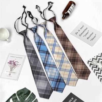 China Student Casual Customized Popular Fashion School Student Uniform Style Neck High Quality Cheap Tie for sale