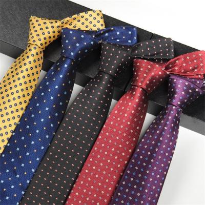 China Fashion Design Classic Jacquard 100% Silk Ties Custom Woven Tie For Men for sale