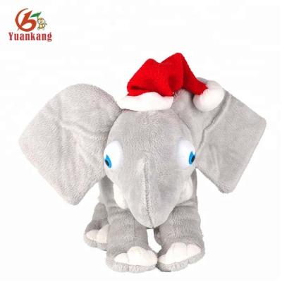 China Hot Fuzzy Originals Christmas Gift Plush Sublimation Elephants Bedtime Graduation Stuffed Elephant Toys With Big Ears for sale