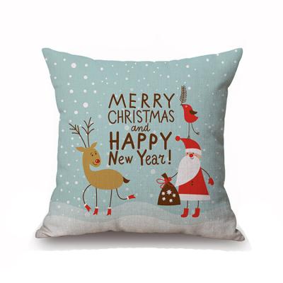 China Wholesale Santa Claus Square Style Plush Holiday Decorative Pillow For Christmas for sale