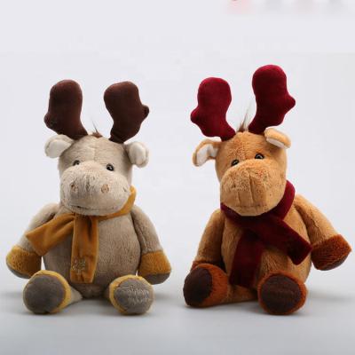 China China factory import plush christmas ornaments gift toy moose plush toy directly for sale