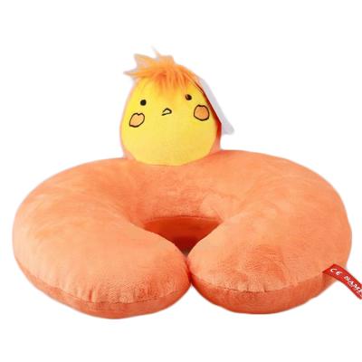 China Animal Head Rest Massage And Travel Neck Massage U Shape Decorative Plush Pillow for sale