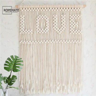 China eco-friendly macrame boho style wall hanging for home decor for sale